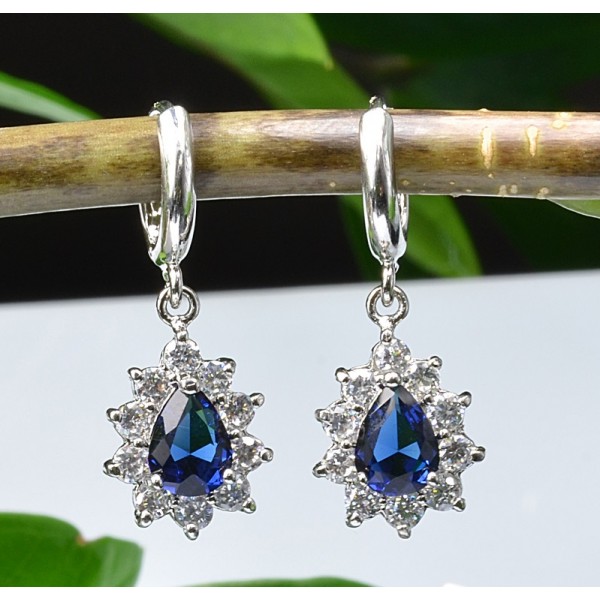 earrings cosara sapphire | Jewelries Crystalline Azuria